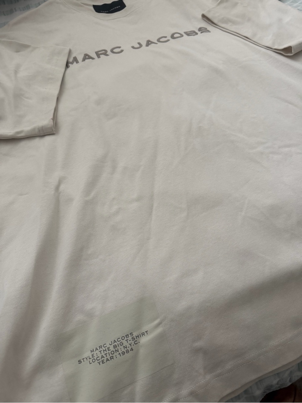 Marc Jacobs Cream Logo Tee